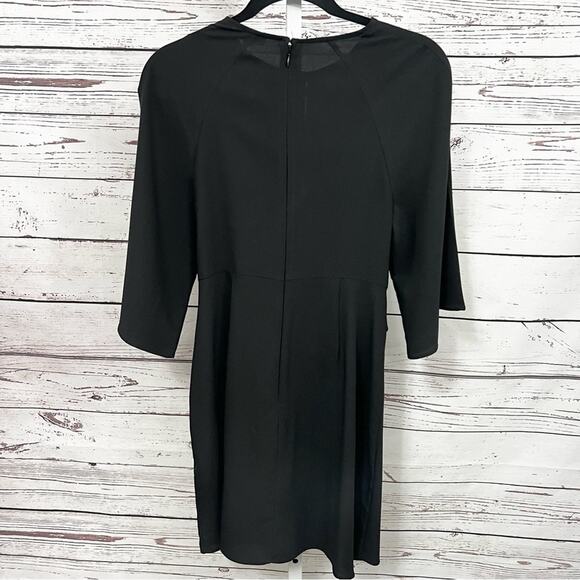 Topshop Black Dress with Tie Detail Size 6 - Picture 5 of 11